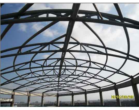 绥化中煤朔州宾馆管桁架工程